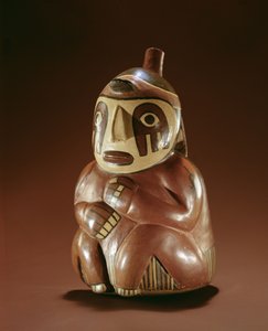 Figurflaske, Peru (keramikk)